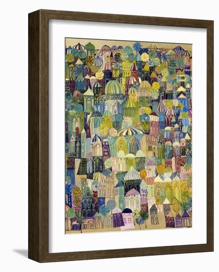 Jerusalem, 1970-Laila Shawa-Framed Premium Giclee Print