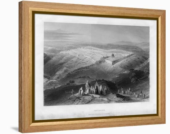 Jerusalem, 19th Century-null-Framed Premier Image Canvas