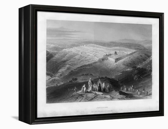 Jerusalem, 19th Century-null-Framed Premier Image Canvas