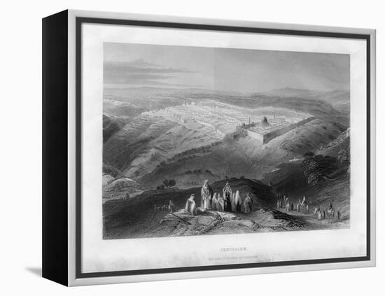 Jerusalem, 19th Century-null-Framed Premier Image Canvas