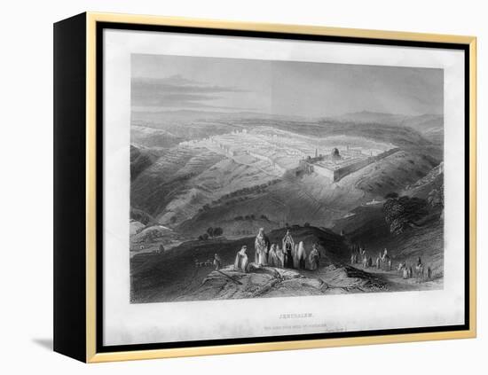 Jerusalem, 19th Century-null-Framed Premier Image Canvas