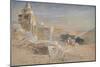 Jerusalem 3, 1858 (Watercolour, Ink)-Edward Lear-Mounted Giclee Print