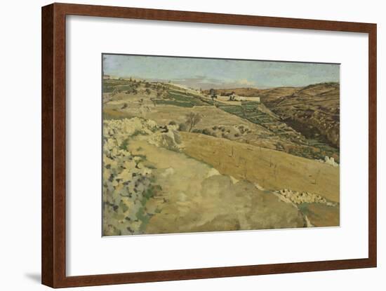 Jerusalem and Siloam, South Side from 'The Life of Our Lord Jesus Christ'-James Jacques Joseph Tissot-Framed Giclee Print