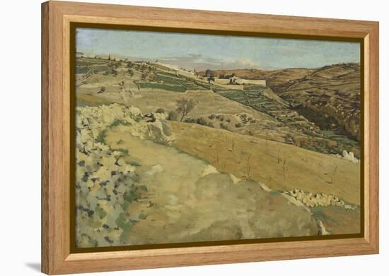 Jerusalem and Siloam, South Side from 'The Life of Our Lord Jesus Christ'-James Jacques Joseph Tissot-Framed Premier Image Canvas