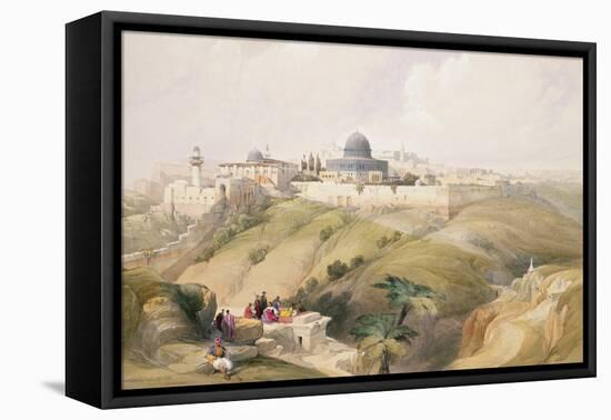 Jerusalem, April 9th 1839, Plate 16 from Volume I of "The Holy Land"-David Roberts-Framed Premier Image Canvas