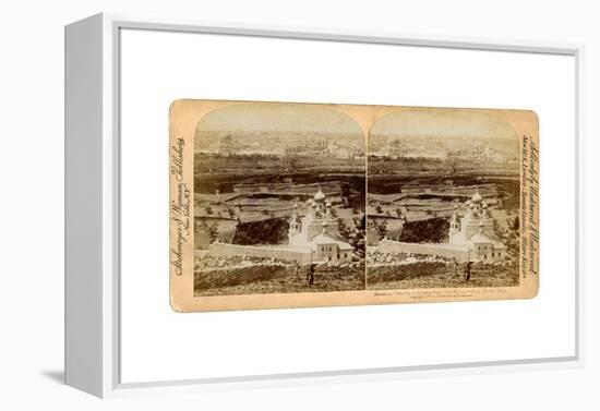 Jerusalem, as Seen from the Mount of Olives, Palestine, 1897-Underwood & Underwood-Framed Premier Image Canvas