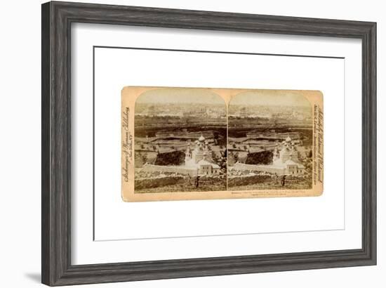 Jerusalem, as Seen from the Mount of Olives, Palestine, 1897-Underwood & Underwood-Framed Giclee Print