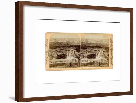 Jerusalem, as Seen from the Mount of Olives, Palestine, 1897-Underwood & Underwood-Framed Giclee Print