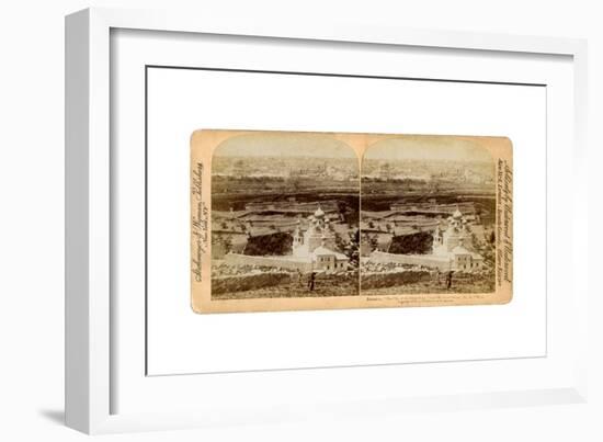 Jerusalem, as Seen from the Mount of Olives, Palestine, 1897-Underwood & Underwood-Framed Giclee Print