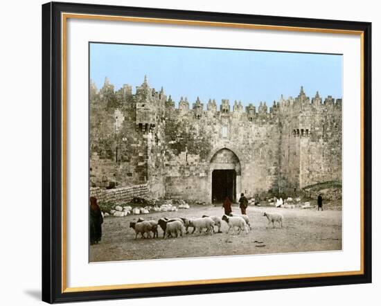 Jerusalem: Damascus Gate-null-Framed Photographic Print