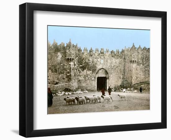 Jerusalem: Damascus Gate-null-Framed Photographic Print