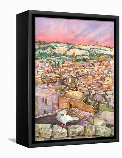 Jerusalem Dove-Wendy Edelson-Framed Premier Image Canvas