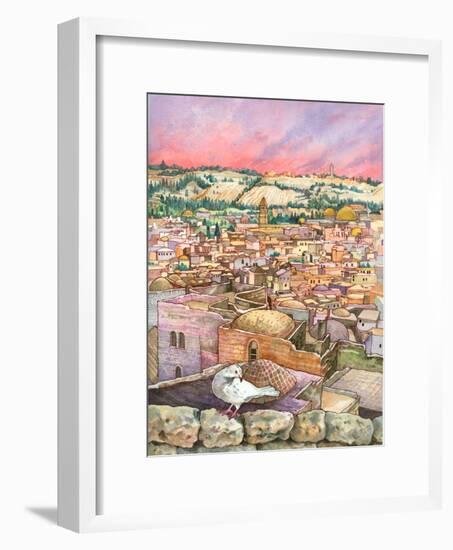 Jerusalem Dove-Wendy Edelson-Framed Giclee Print