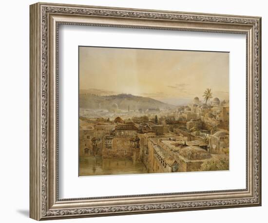 Jerusalem from Mount Zion-Nathaniel Everett Green-Framed Giclee Print