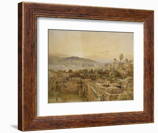 Jerusalem from Mount Zion-Nathaniel Everett Green-Framed Giclee Print