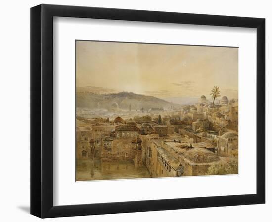 Jerusalem from Mount Zion-Nathaniel Everett Green-Framed Giclee Print