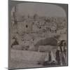 'Jerusalem from School over mosque, showing Tower of Antonio', c1900-Unknown-Mounted Photographic Print