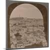 'Jerusalem from the belfry of the Protestant Church', c1900-Unknown-Mounted Photographic Print