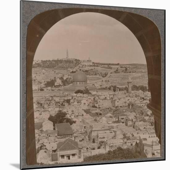 'Jerusalem from the belfry of the Protestant Church', c1900-Unknown-Mounted Photographic Print