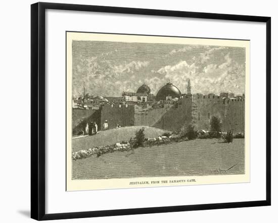 Jerusalem, from the Damascus Gate-null-Framed Giclee Print