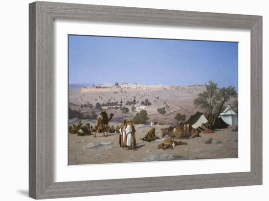 Jerusalem from the Environs-Charles Theodore Frere-Framed Art Print