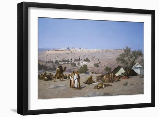 Jerusalem from the Environs-Charles Theodore Frere-Framed Art Print