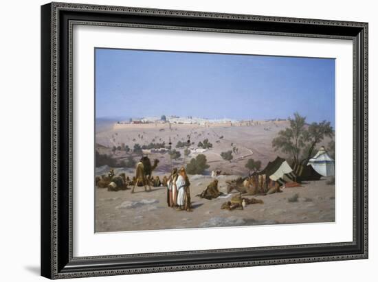 Jerusalem from the Environs-Charles Theodore Frere-Framed Art Print