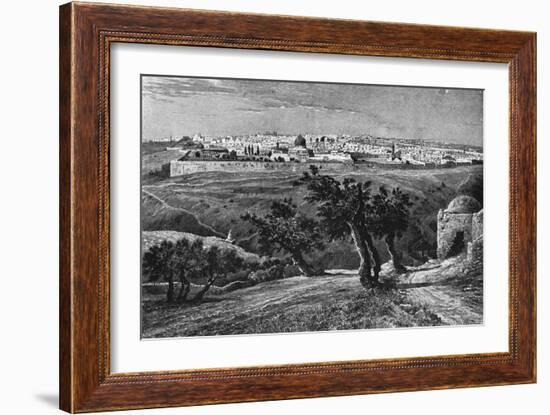 Jerusalem, from the Mount of Olives, 1902-null-Framed Giclee Print