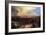 Jerusalem From The Mount Of Olives-Frederic Edwin Church-Framed Art Print