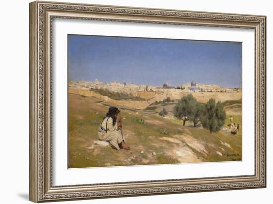 Jerusalem from the South East-Hans Andersen Brendekilde-Framed Giclee Print