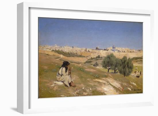 Jerusalem from the South East-Hans Andersen Brendekilde-Framed Giclee Print