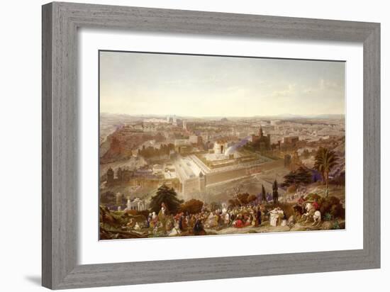 Jerusalem in Her Grandeur-Henry Courtney Selous-Framed Giclee Print