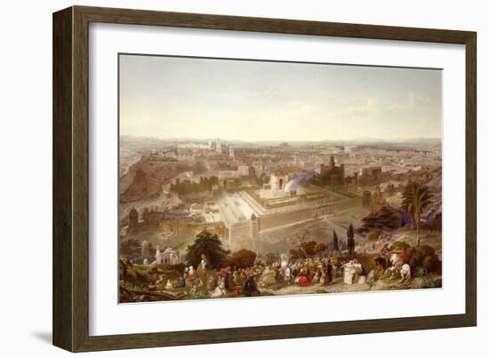 Jerusalem in Her Grandeur-Henry Courtney Selous-Framed Giclee Print