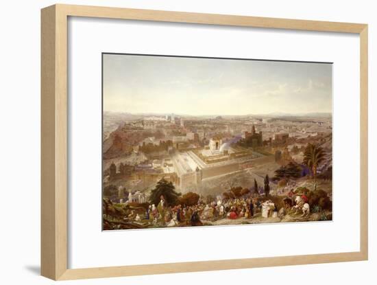 Jerusalem in Her Grandeur-Henry Courtney Selous-Framed Giclee Print