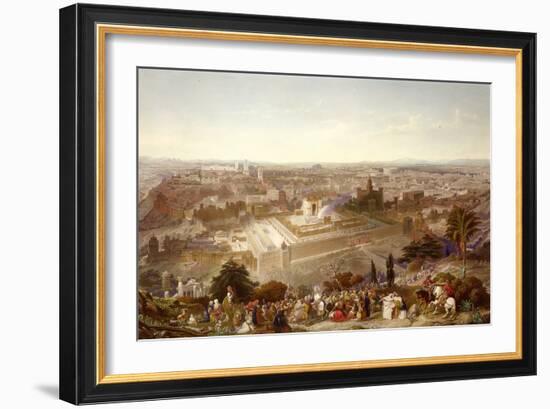 Jerusalem in Her Grandeur-Henry Courtney Selous-Framed Giclee Print