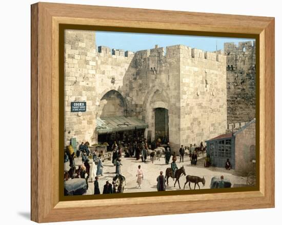 Jerusalem: Jaffa Gate-null-Framed Premier Image Canvas