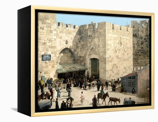 Jerusalem: Jaffa Gate-null-Framed Premier Image Canvas