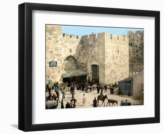 Jerusalem: Jaffa Gate-null-Framed Photographic Print