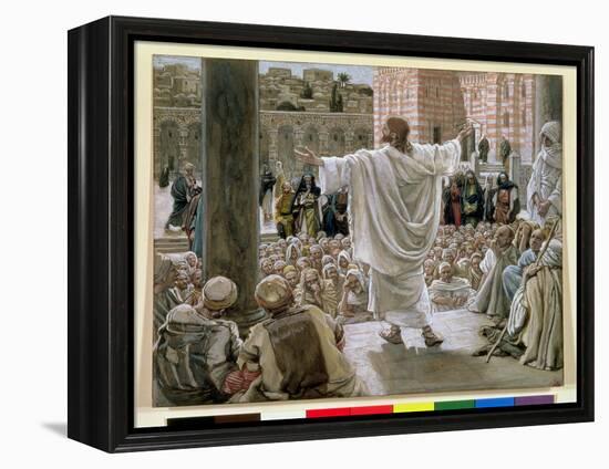 Jerusalem, Jerusalem', Illustration for 'The Life of Christ', C.1886-96-James Tissot-Framed Premier Image Canvas