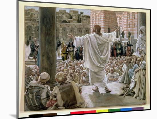 Jerusalem, Jerusalem', Illustration for 'The Life of Christ', C.1886-96-James Tissot-Mounted Giclee Print