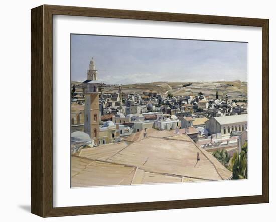 Jerusalem, Looking to Mount Scopus-David Bomberg-Framed Giclee Print