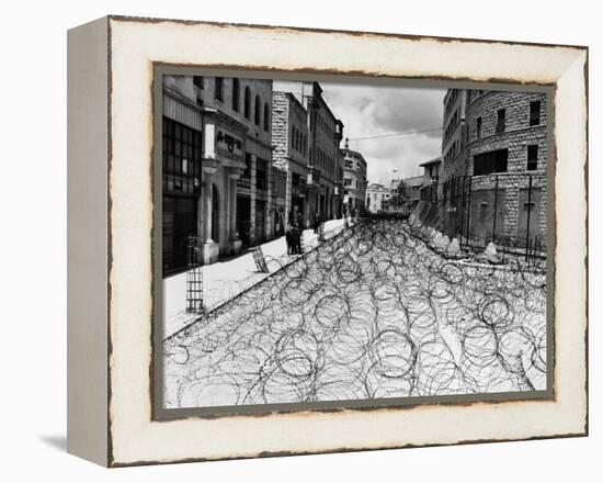 Jerusalem: Street, 1948-null-Framed Premier Image Canvas