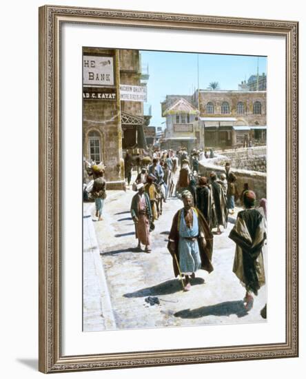 Jerusalem Street Scene-null-Framed Photographic Print