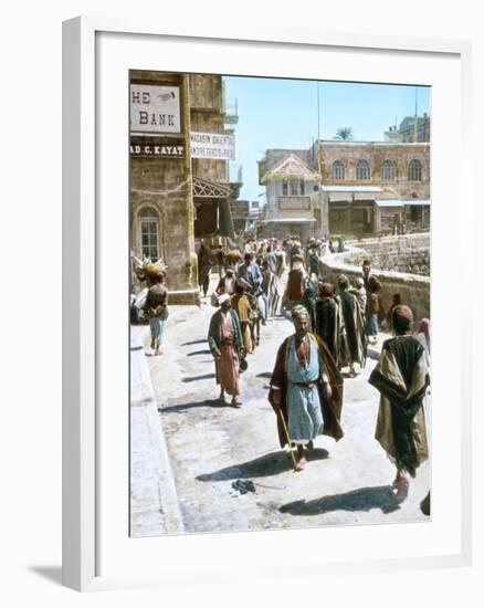 Jerusalem Street Scene-null-Framed Photographic Print