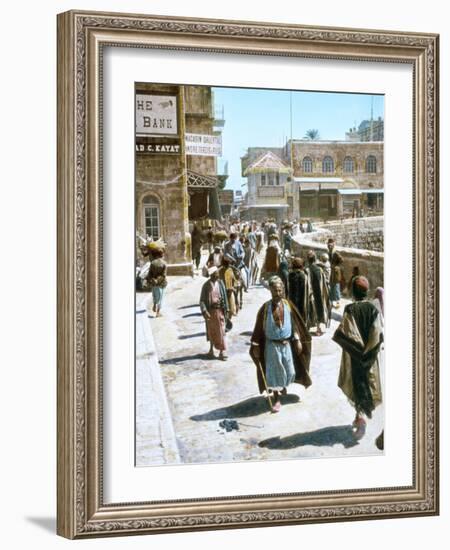 Jerusalem Street Scene-null-Framed Photographic Print