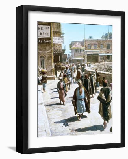 Jerusalem Street Scene-null-Framed Photographic Print