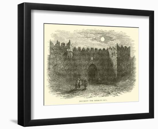 Jerusalem, the Damascus Gate-null-Framed Giclee Print