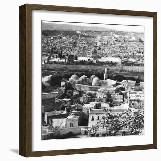 Jerusalem the Holy City, Goal of the Crusaders, Rescued Forever from the Turks, 1917-English Photographer-Framed Photographic Print