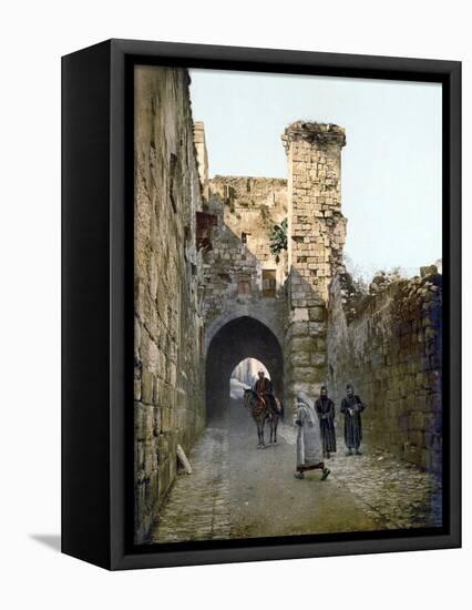 Jerusalem: Via Dolorosa-null-Framed Premier Image Canvas