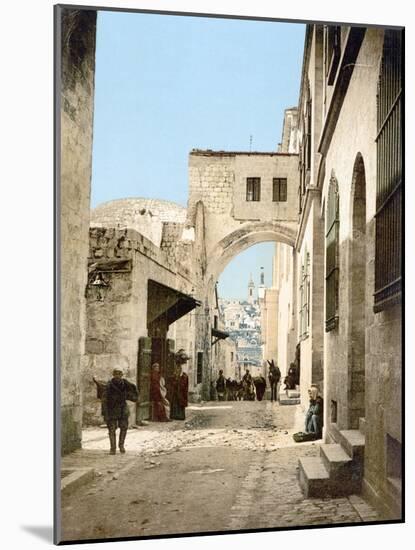 Jerusalem: Via Dolorosa-null-Mounted Photographic Print